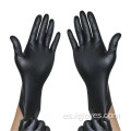 Cómodos guantes negros de patrón de agarre de diamantes de Woking Woking